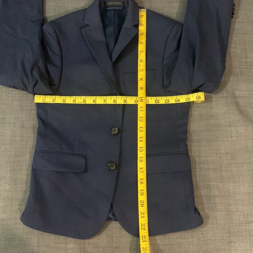 Lauren Ralph Lauren Boys Blazer Navy Dark Blue 10R Pockets School Church Party